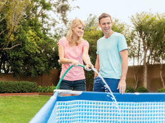 Intex Rectangular Frame Pool with Pump 4.50mx2.20x84cm 28274