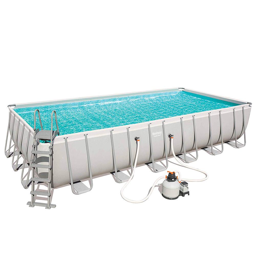 Bestway Power Steel 7.3 x 3.6 x 1.3m Swimming Pool Set 56475